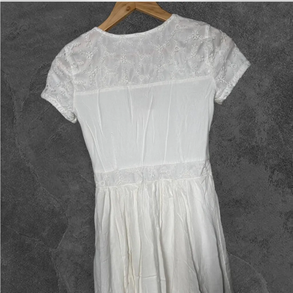 Hollister  White Floral Top - Image 3