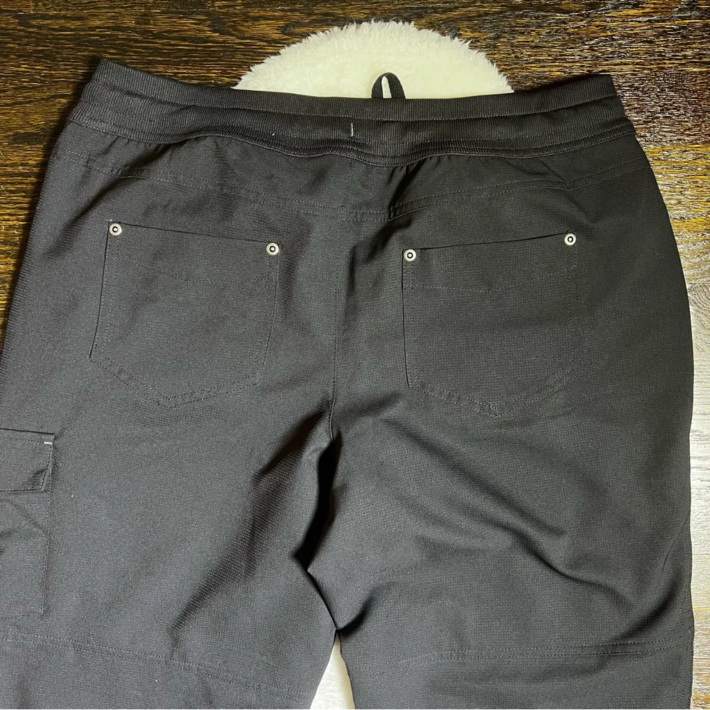 St. John’s Bay Active Black Cargo Jogger Pants - Image 6