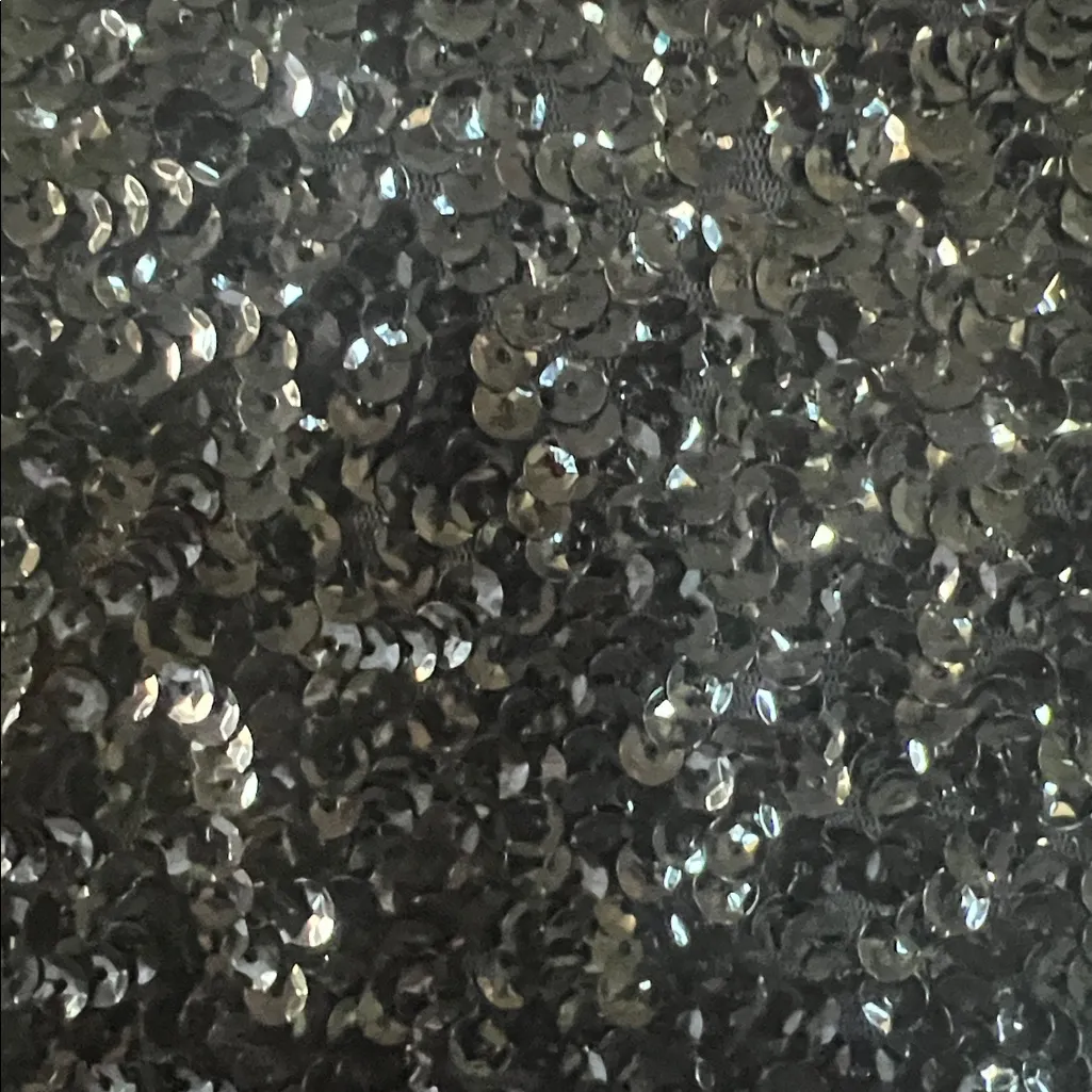 Black Sequin Tank Top Size XXL - Image 4