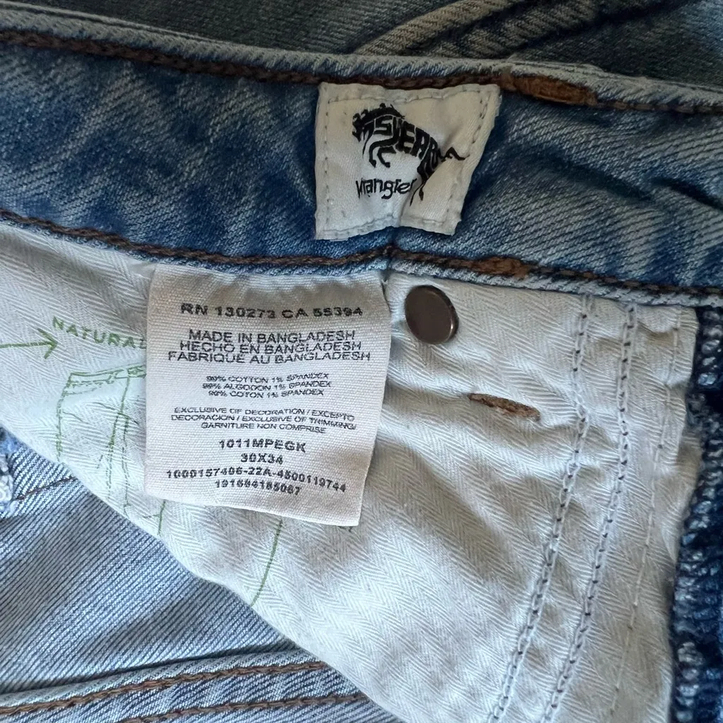 Wrangler Light Blue Flare Jeans - Image 4