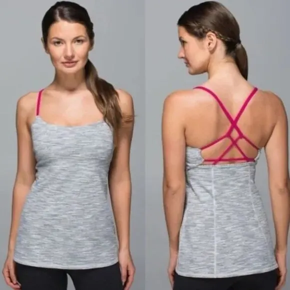 Lululemon Dancing Warrior Strappy Back Athletic Tank Top 4 - Image 2