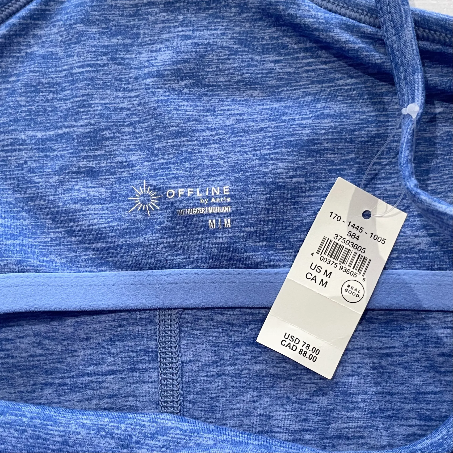 New  Offline Hugger Racerback Legging Jumpsuit Blue Size Medium - Image 17