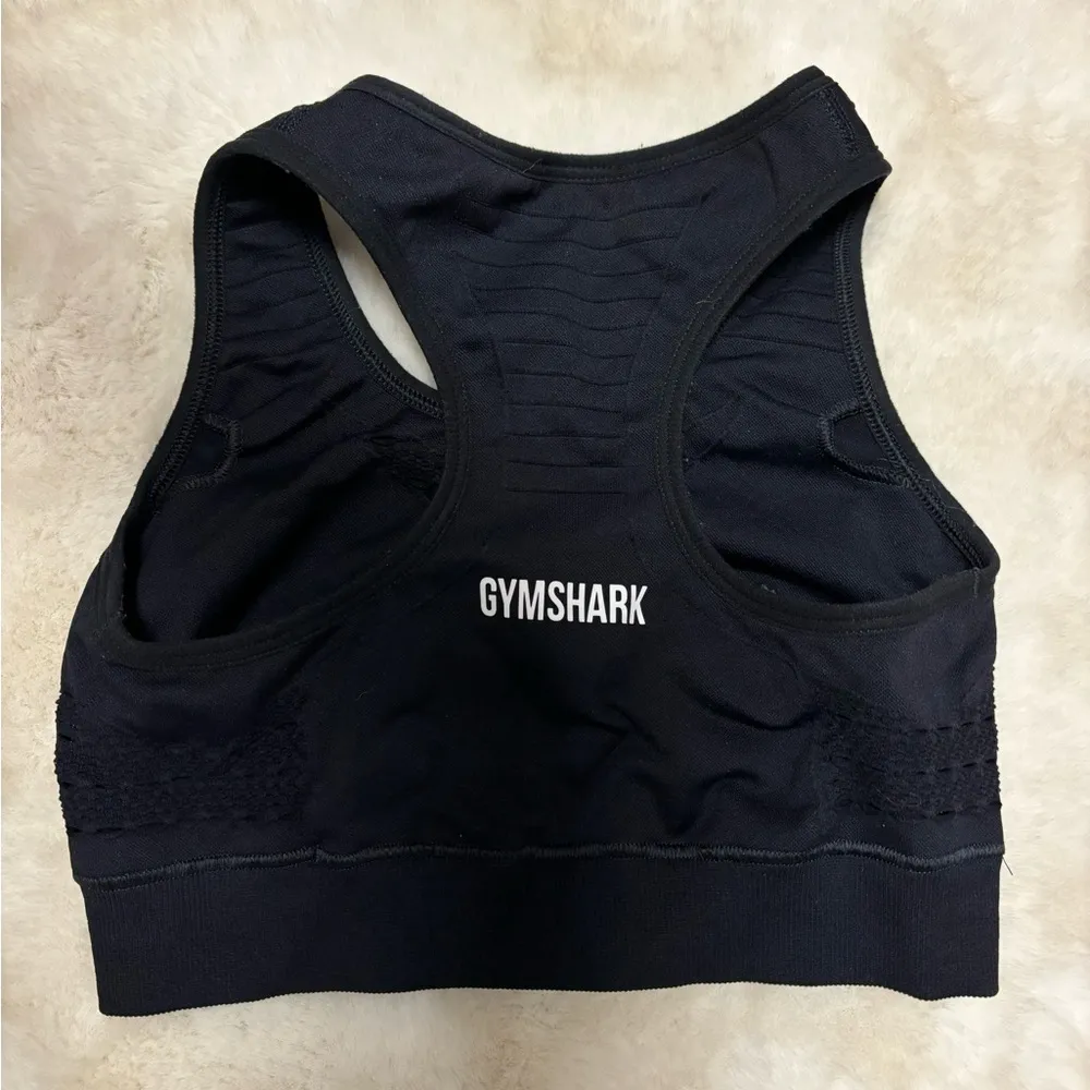 Gymhsark, Energy Seamless Sports Bra - Black S - Image 3