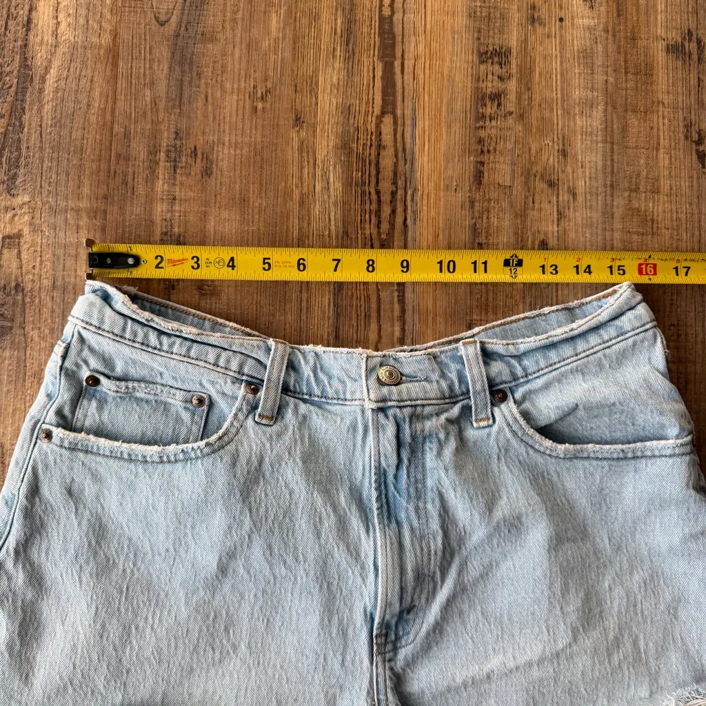 Abercrombie & Fitch The 90's Relaxed Cut off Shorts Womens Size 32/14 Curve Love - Image 2