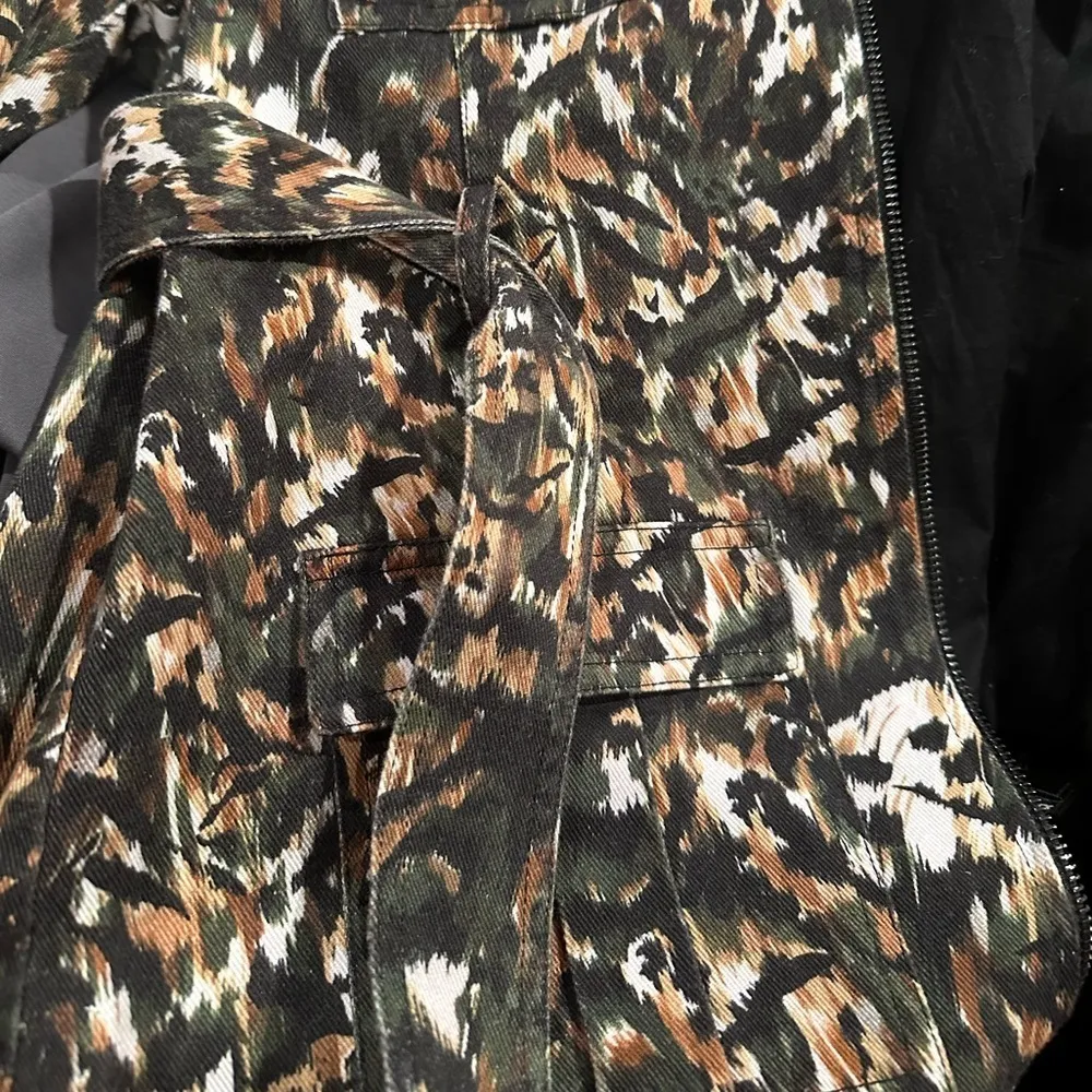 TED BAKER INNIZA URBAN PRINT CAMO SAFARI MILITARY COTTON DENIM JACKET - Image 8