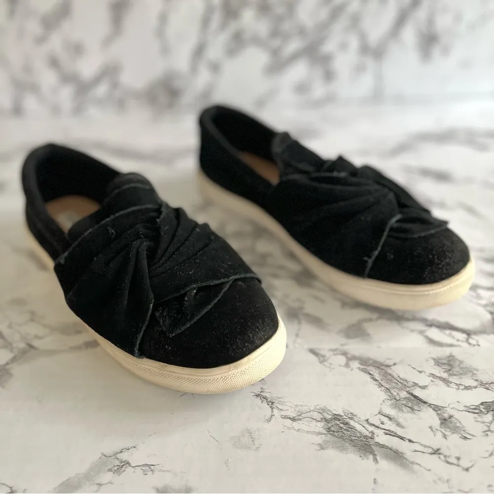 Steve Madden Sneakers Black Knot Suede Platform Fashion 10 - Image 5