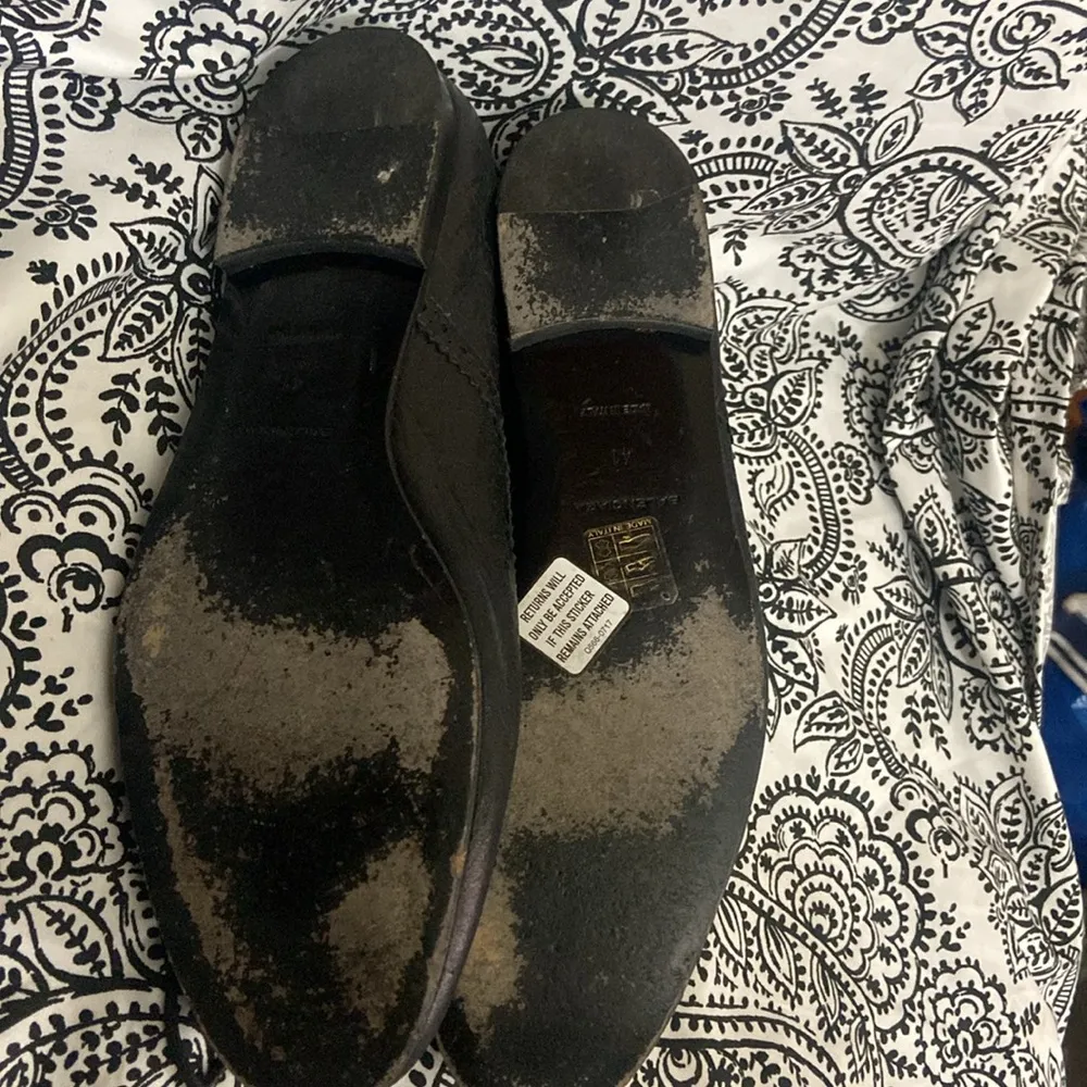 BALENCIAGA LEATHER VINTAGE LACE UP SHOES SIZE 41 - Image 5