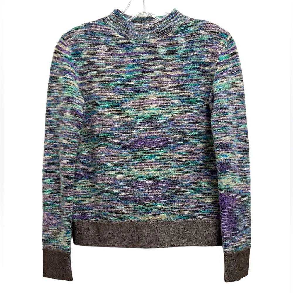 Missoni Sweater Alpaca Pullover Striped Multicolor Size XS - Image 9