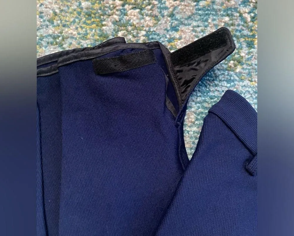 Vintage deadstock Harry Hall equestrian riding breeches, size 30R Blue - Image 8