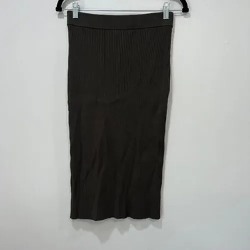 Akris Punto Skirt 4‎ NWT $695 Teak Stretch Viscose Midi Pencil Modest Designer - Image 3