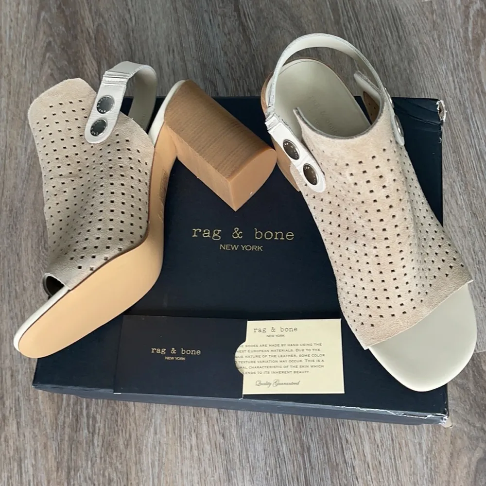 Rag & Bone Leigh Sandal in Stucco Size 8.5 - Image 4