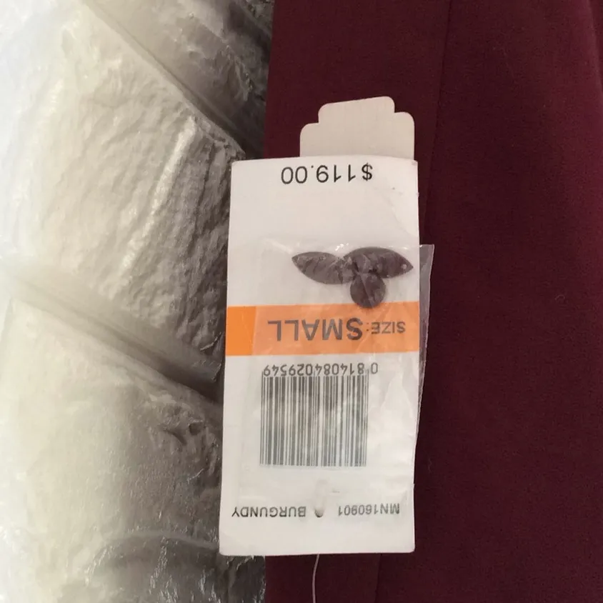 GB burgundy wine cut out midriff‎ mini dress - Image 5