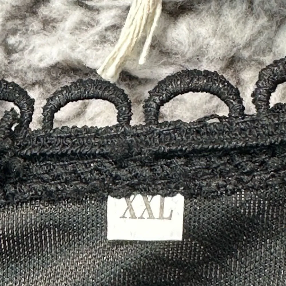 NWOT Black Lace Sleeveless Dress 2XL‎ Floral Wedding Party Formal Goth Size XXL - Image 4