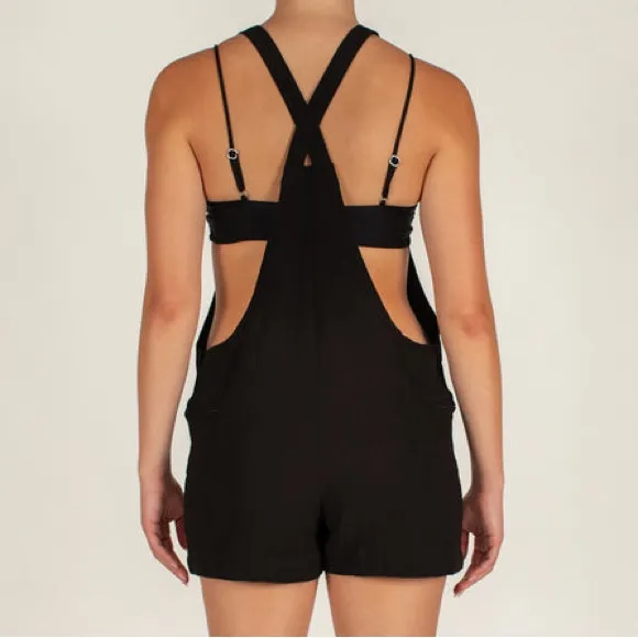 NWT Mikoh Black Mekia Romper Core 100% Cotton Size 2/Medium - Image 2