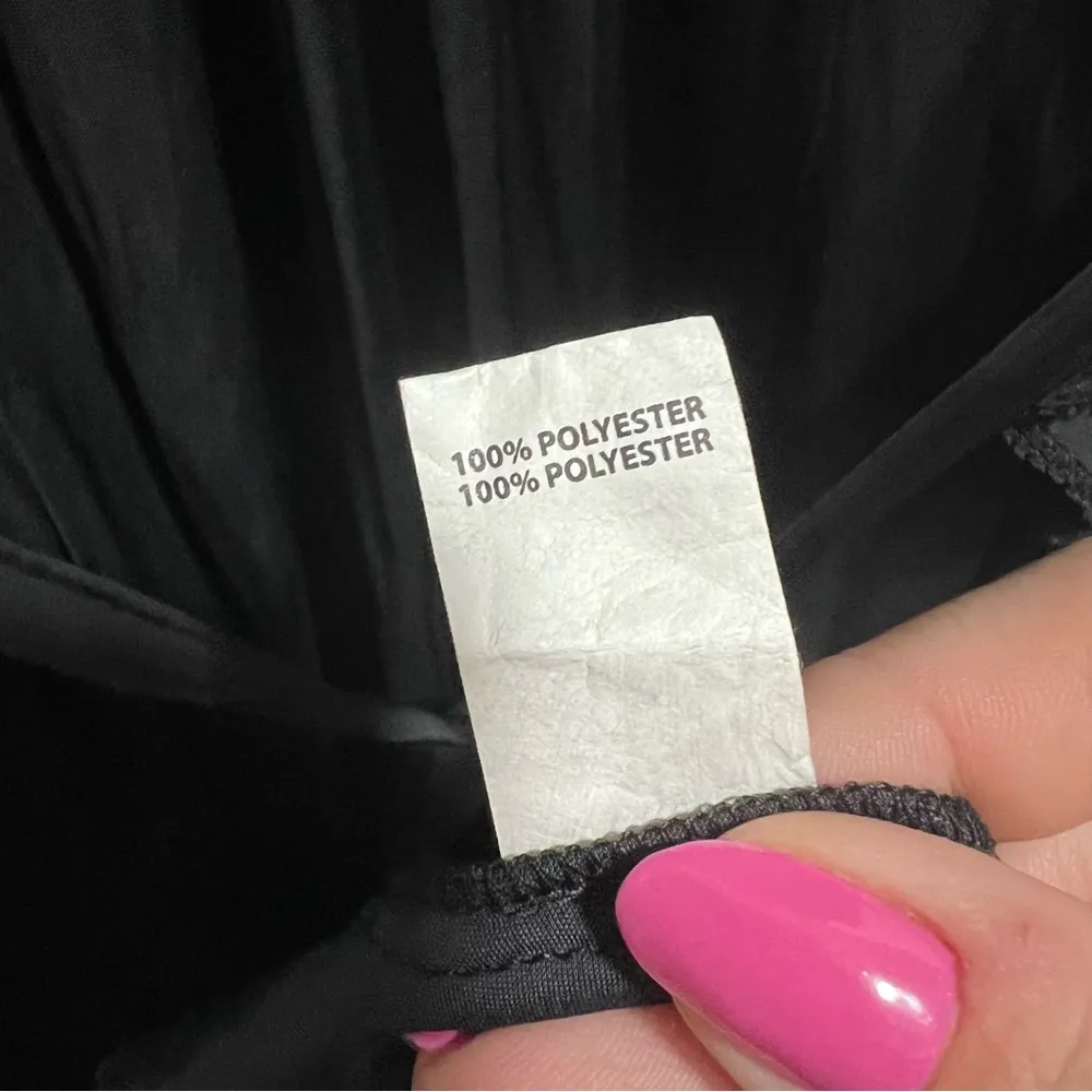 NEW NWT  Kaisley Ruffle Belted Midi Dress Black - Image 12