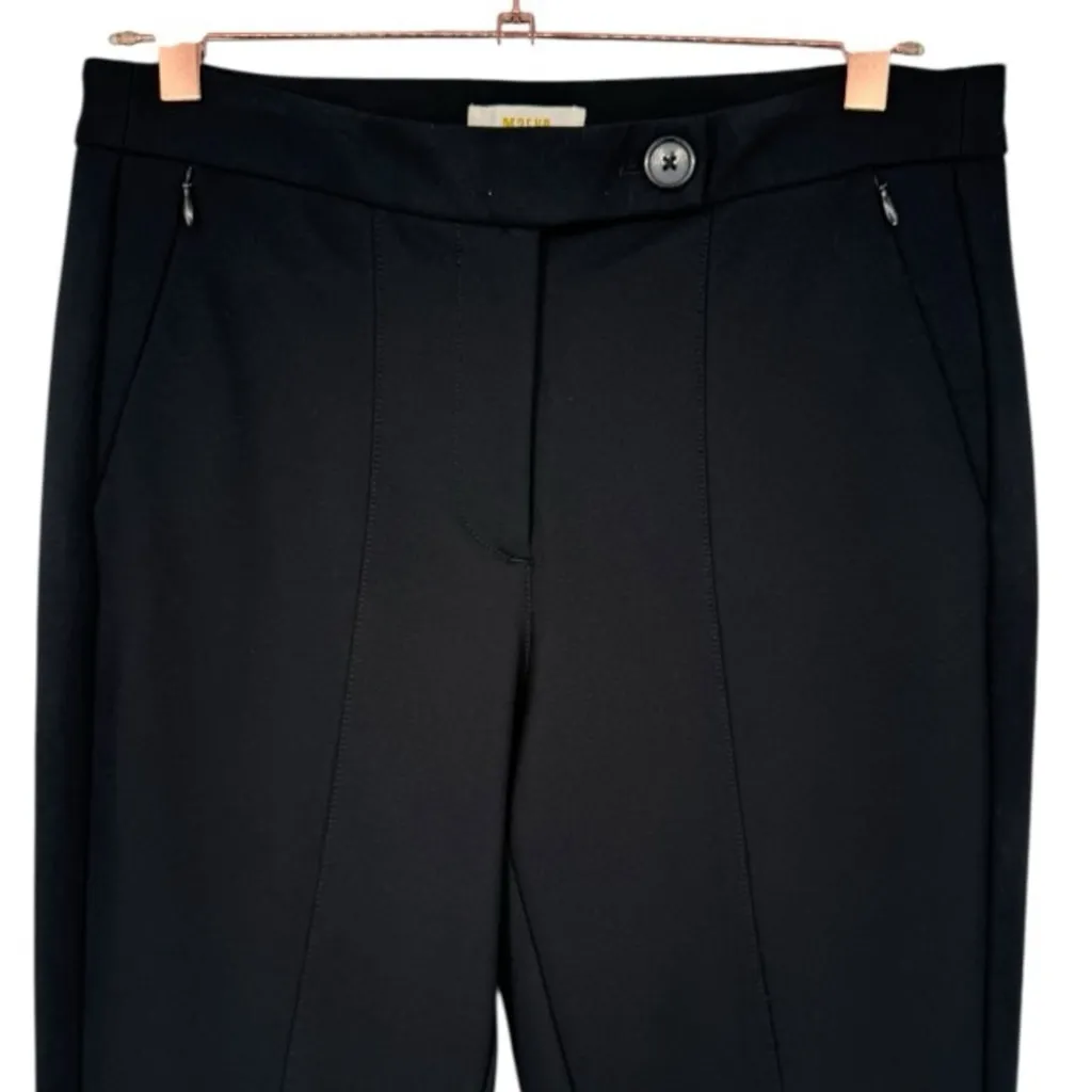 Anthropologie Maeve Ankle Zip‎ Slim Pants Black Size 6 Minimalist Contemporary - Image 6
