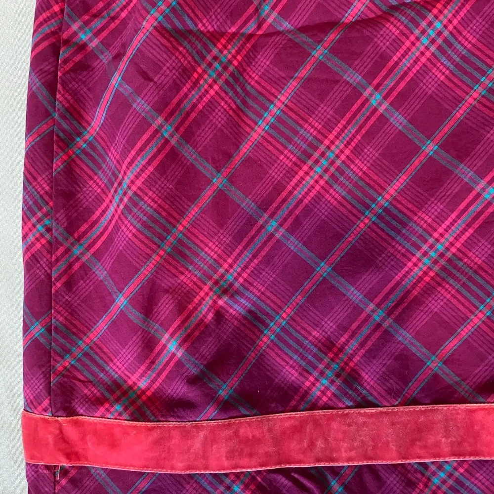 New Matilda Jane S Tinsley Mom Skirt Christmas Forever Friends Pink Plaid Mother - Image 2