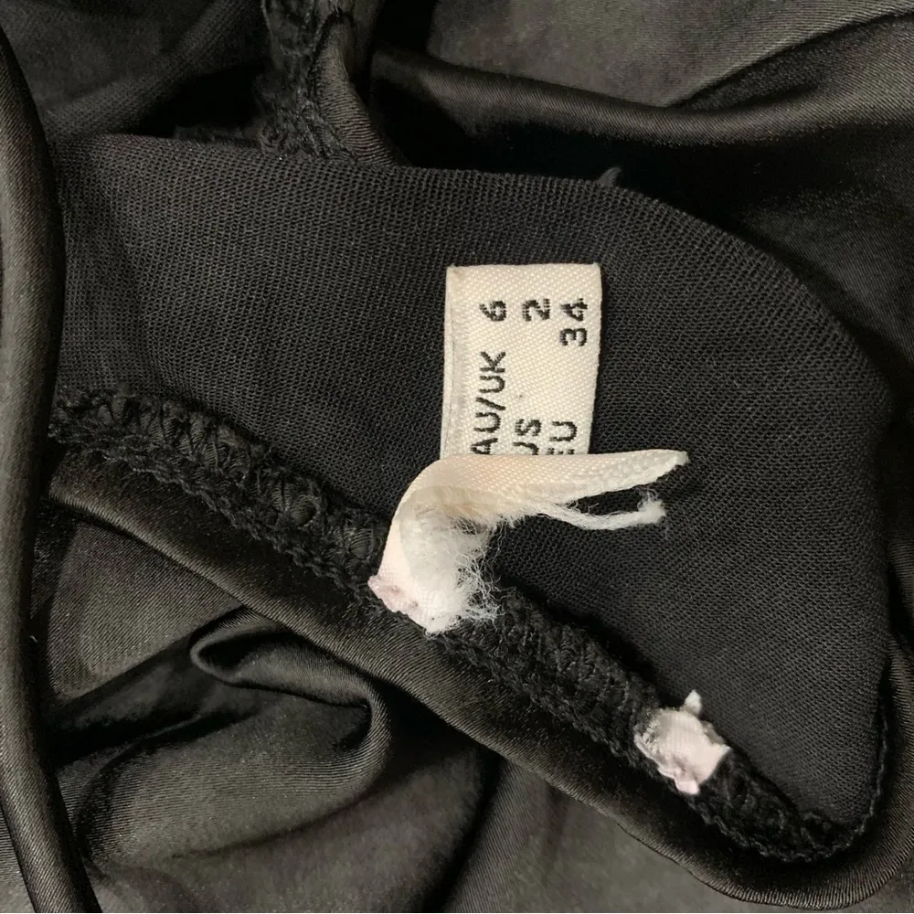 Princess Polly Black Midi Dress - Size 2 - Image 5