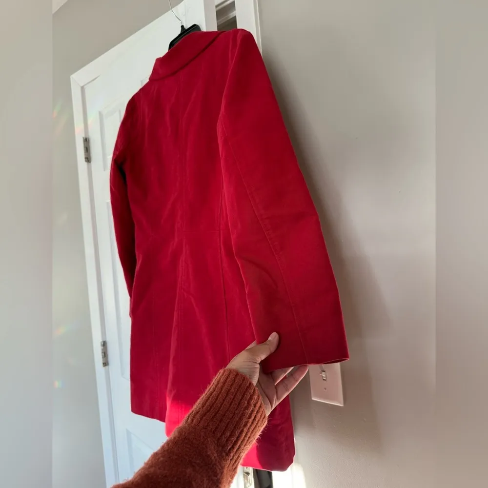 MANGO MNG red long winter coat - Image 4