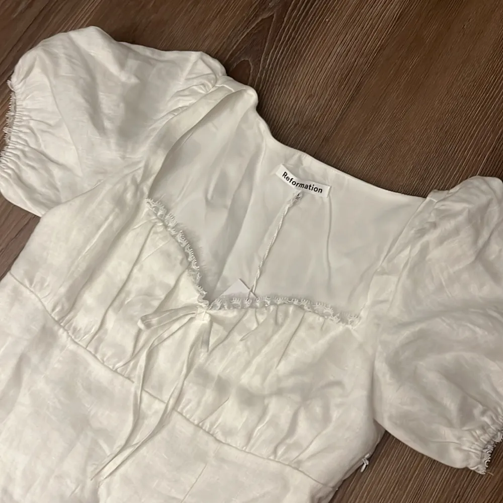 NWT Reformation Cherise Linen Dress - Image 7