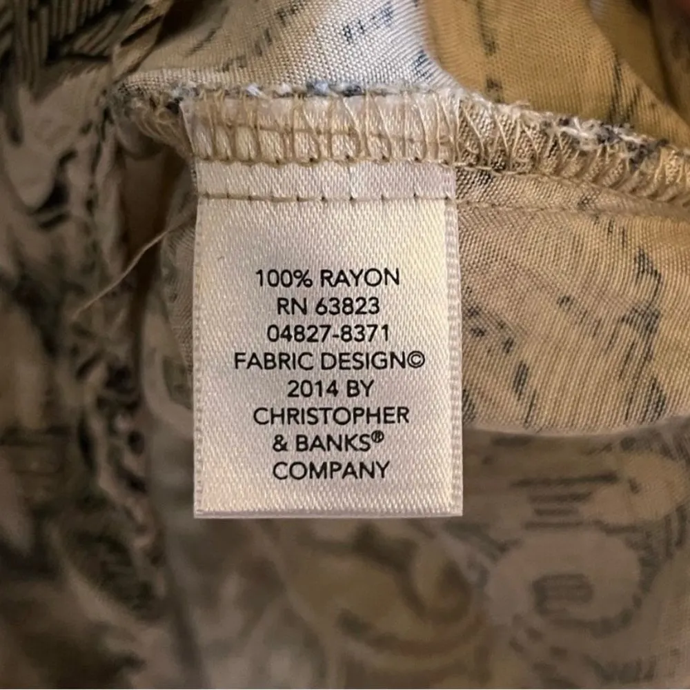 Christopher & Banks Fit & Flare Floral Skirt - Image 7