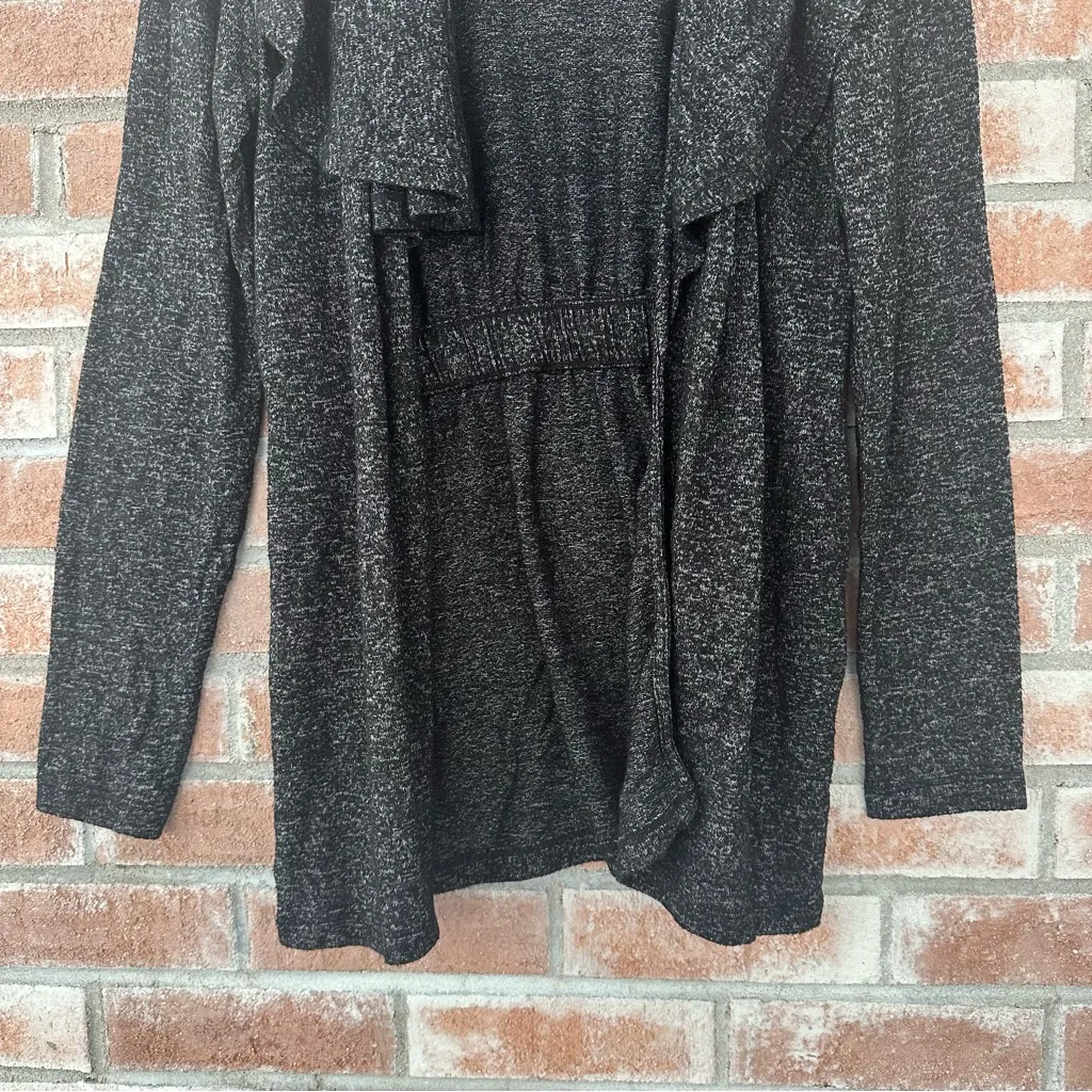 Soft Surroundings Marabella Cardigan Charcoal Heather Cozy Women’s Small - Image 4