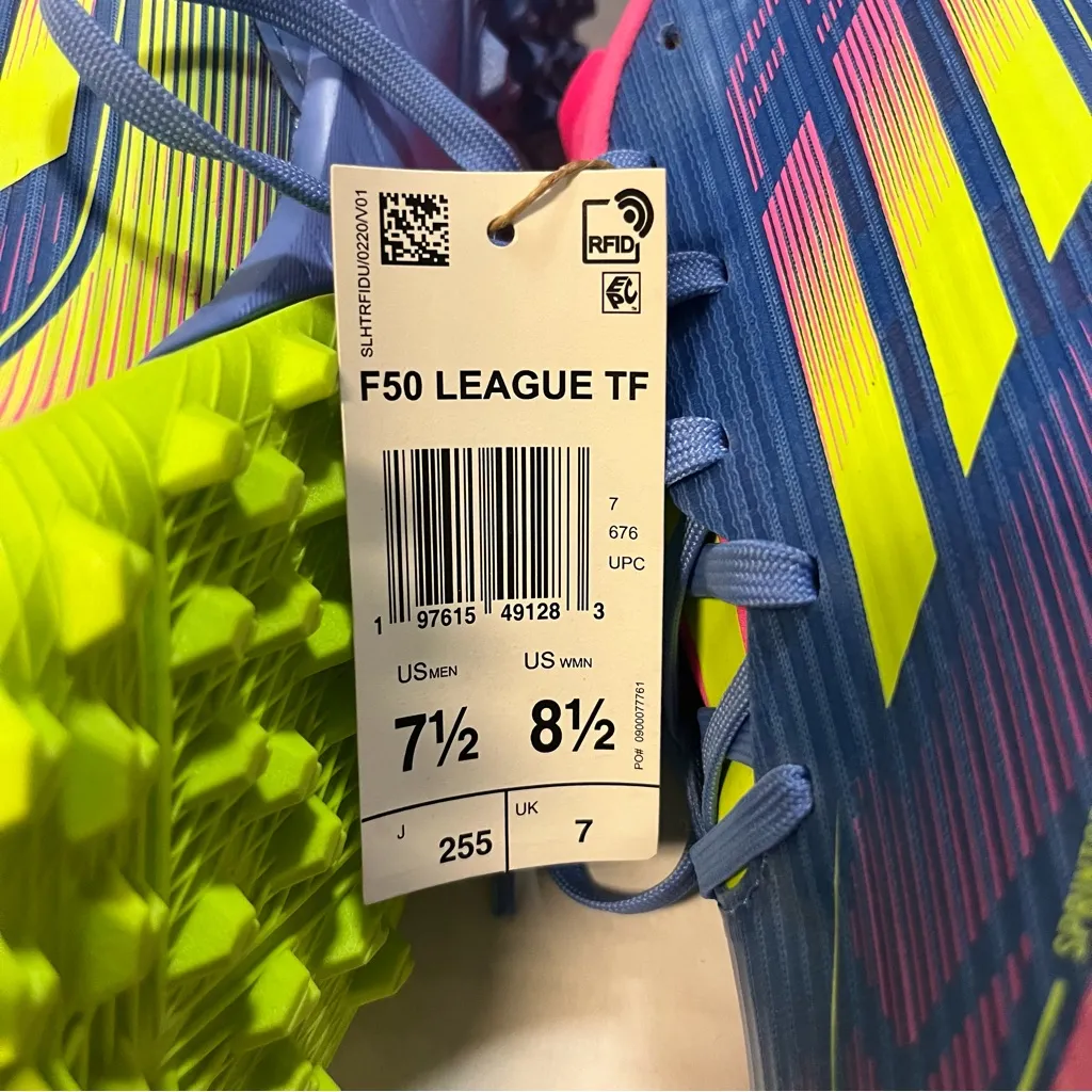 Adidas F50 League Mid-Cut Turf Soccer Shoes Cleats Sz 8.5 US Women’s/7.5 Men NEW - Image 6