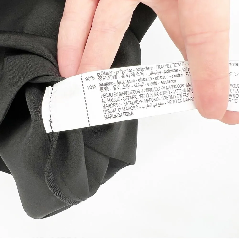 ZARA NWT  Bow Mini Babydoll Dress XS Black - Image 7