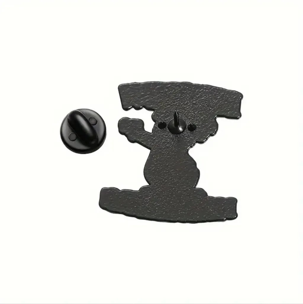 Cute Cartoon Yellow Duck‎ Enamel Pin Zinc Alloy Unplated Simple Pin - Image 4