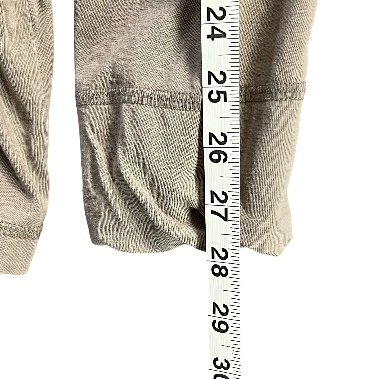 Eileen Fisher Activewear Jacket Womens M Taupe Organic Cotton Zip Up Relaxed - Image 5