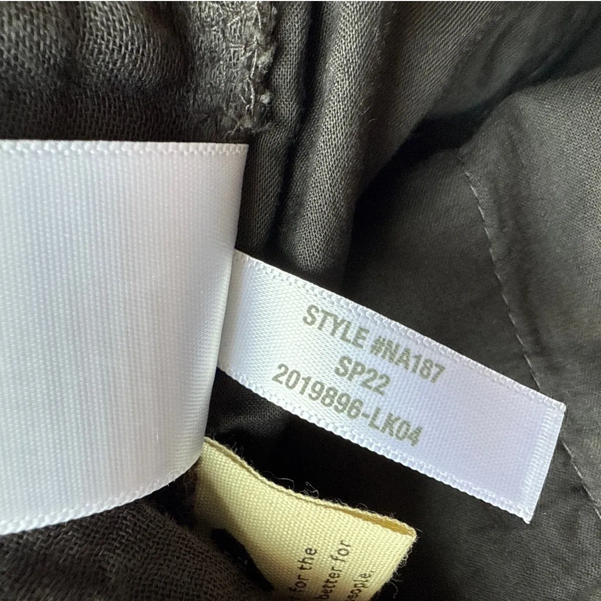 NWT Madewell Easy Pull-On Shorts in Lightspun in Black Coal Size Small - Image 5