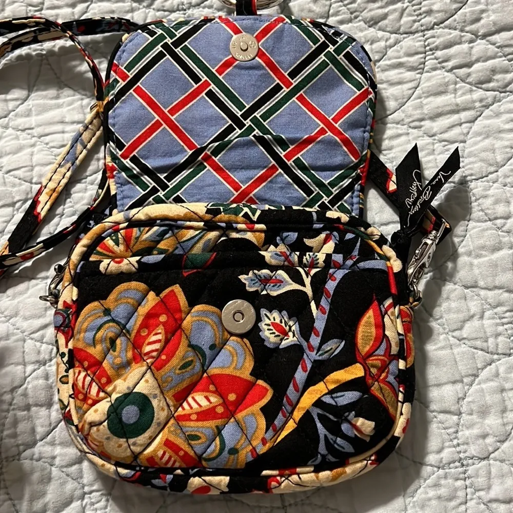 Vera Bradley mini crossbody bag or small clutch removable adjustable strap - Image 4