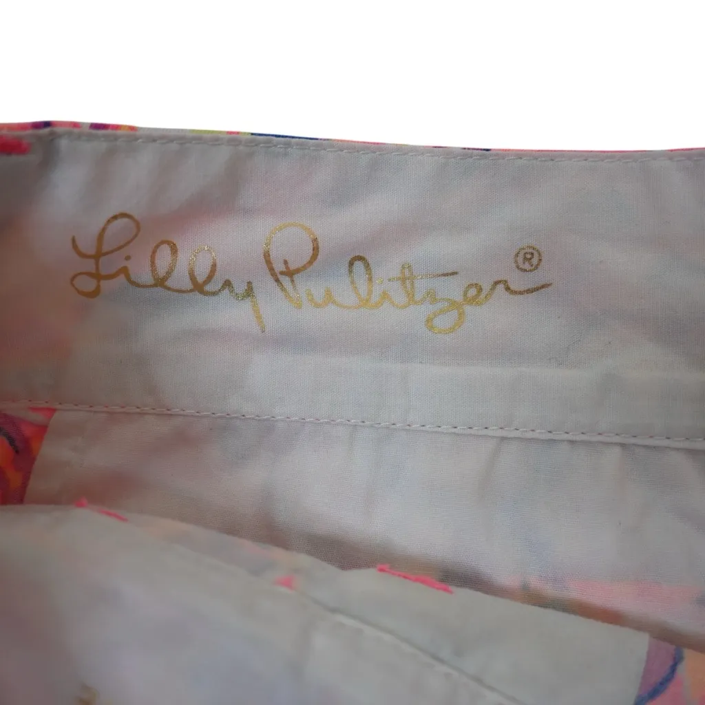 Lilly Pulitzer Women's 00 5" Callahan Shorts in Sea Salt and Sun Multi Print - Image 8