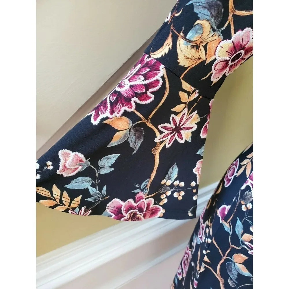 JM STUDIO Women's Dress size S, black, beige, red Black - Image 4