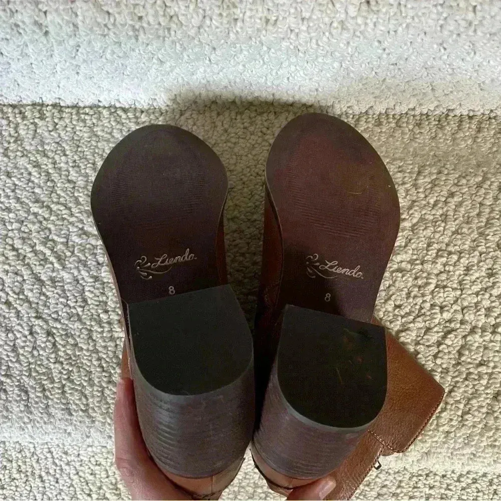 Liendo by Seychelles Brown Leather Arctic Tasseled Ankle Boots Size 8 - Image 6