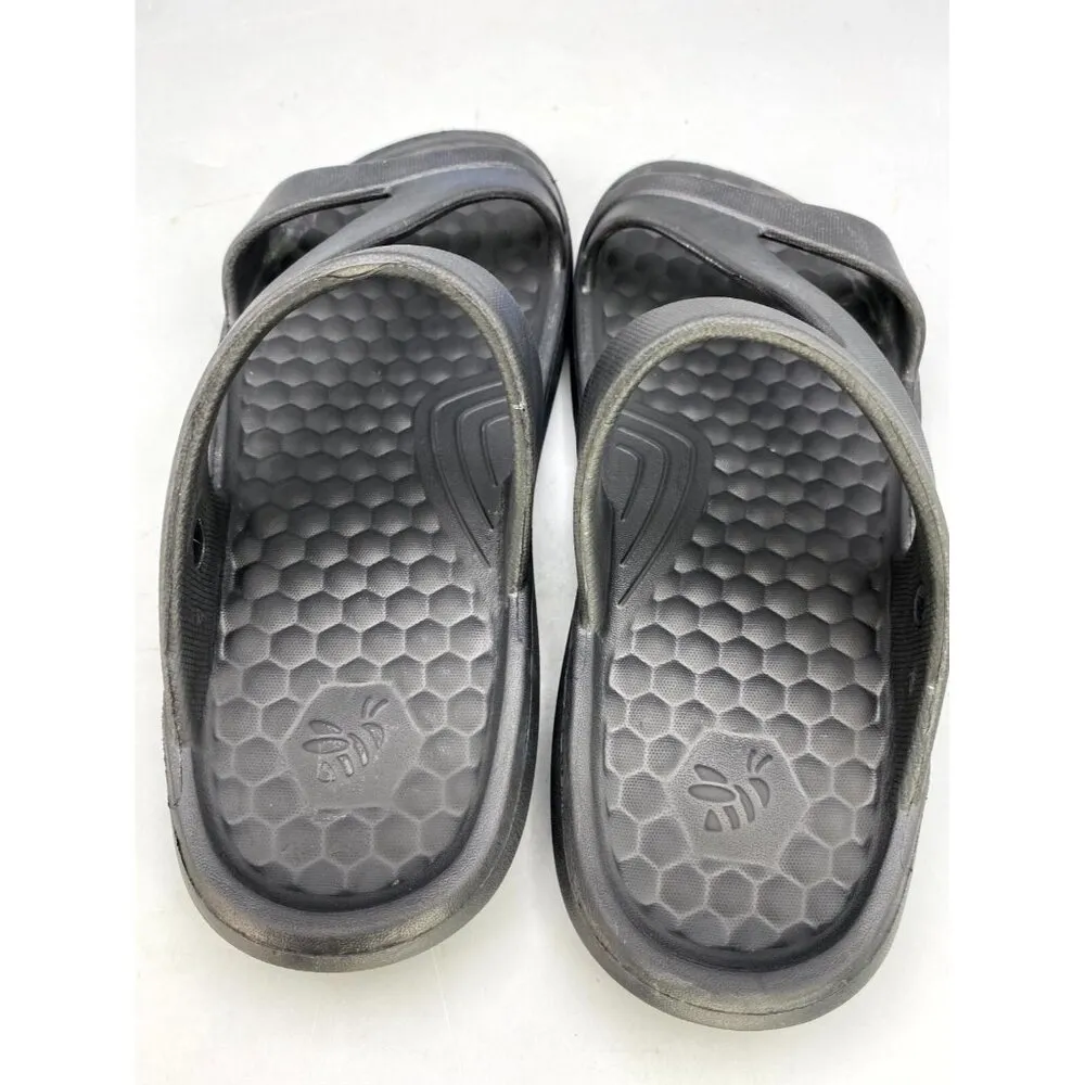 Joybees Everyday Women's Shoes Slide 8 Black Casual Slip On Arch Support Sandal - Image 4