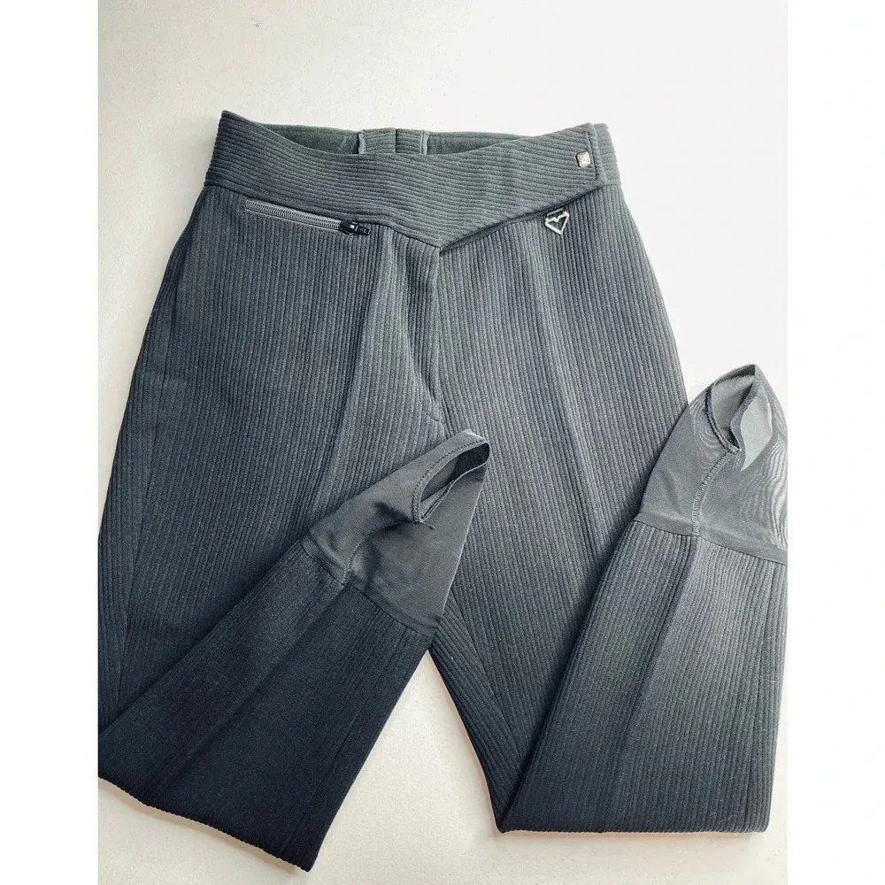 Vintage Obermeyer Stirrup ski pants black size 12R - Image 11