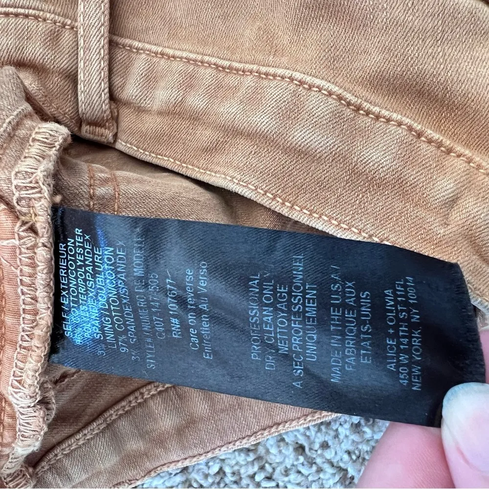 Alice and Olivia High Rise Skinny Leg Jeans - Image 8