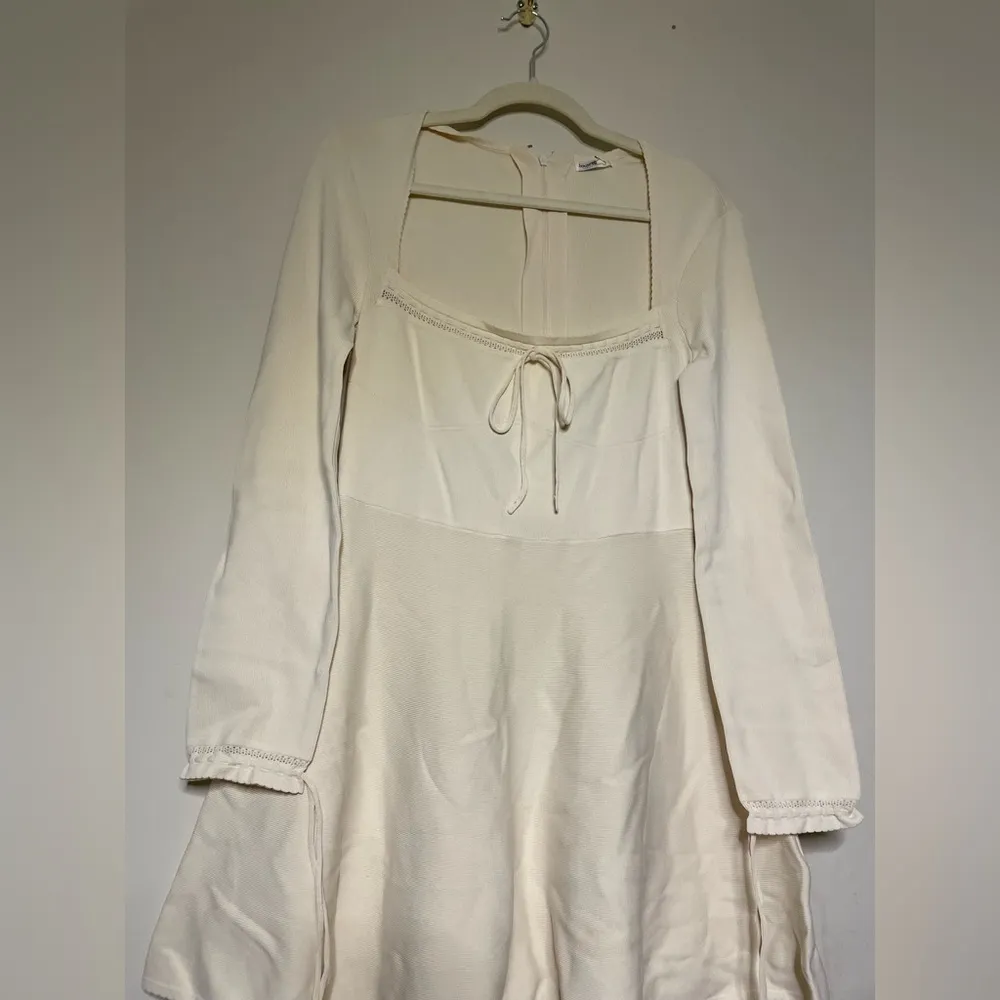 House of Cb Caprice Cream Dainty Knit Midi Dress - Image 6