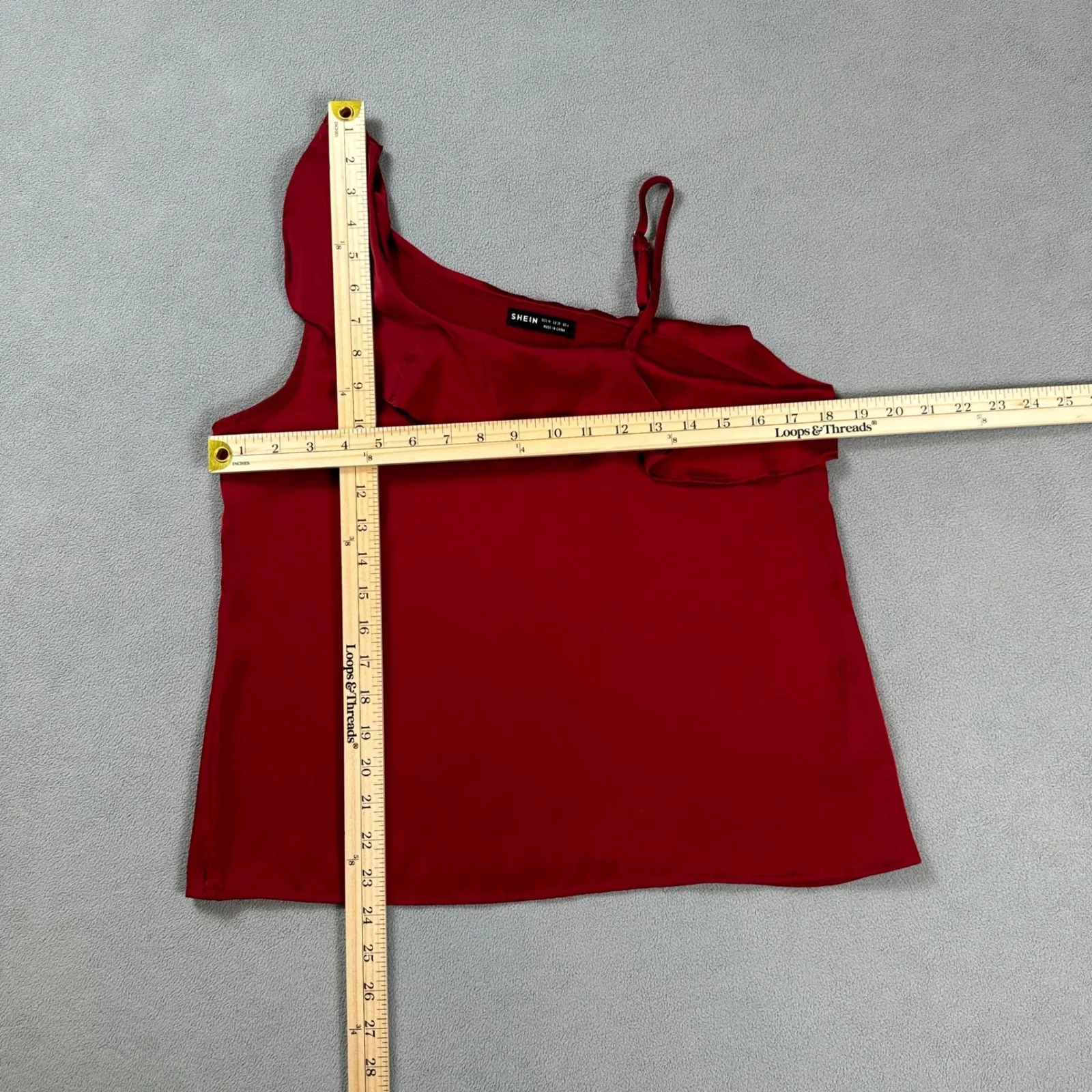 SHEIN Bundle Set Red Tank Top and Pink Halter Top Both M Womens Blouse Camisole - Image 5