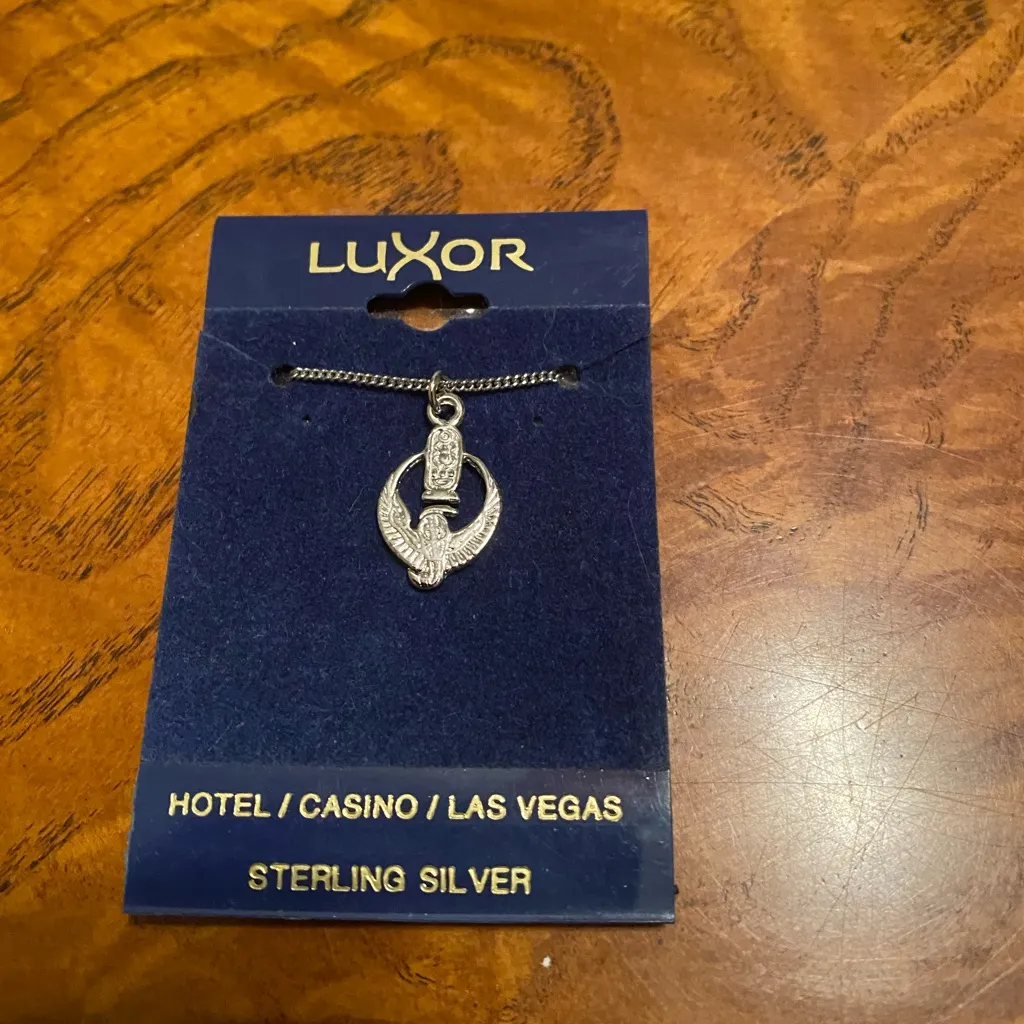 Luxor Las Vegas Silver Isis Necklace NIB… - Image 2