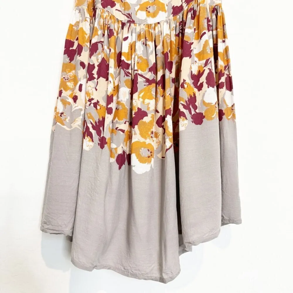 Free People Intimately Floral Slip Dress in Gray Romantic Dainty Boho Size Small - Image 5