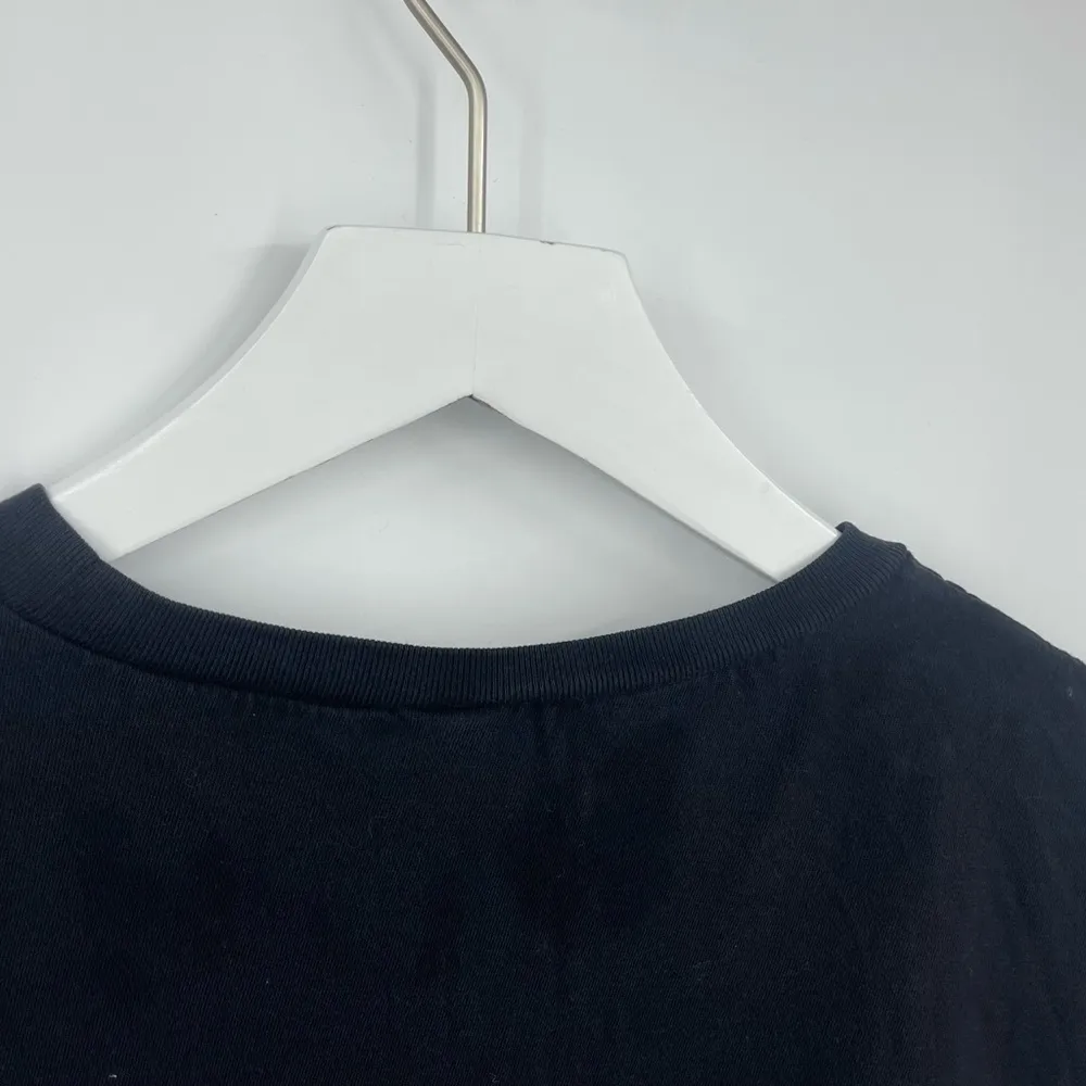 Vintage Y2K Grunge ACDC Black Short Sleeve Baby Tee Size Medium - Image 5