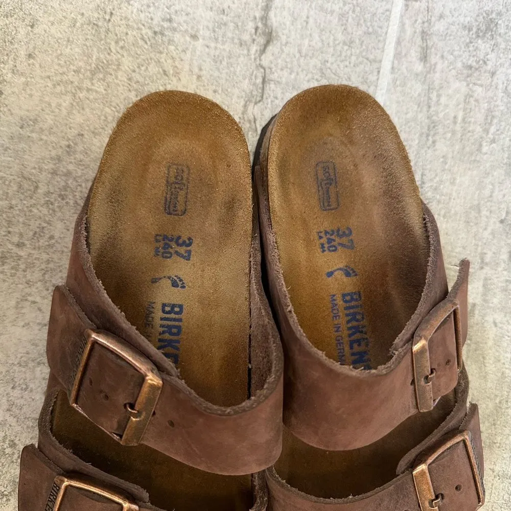 Birkenstock Arizona Soft Footbed - Habana Oiled Leather 37 - Image 6