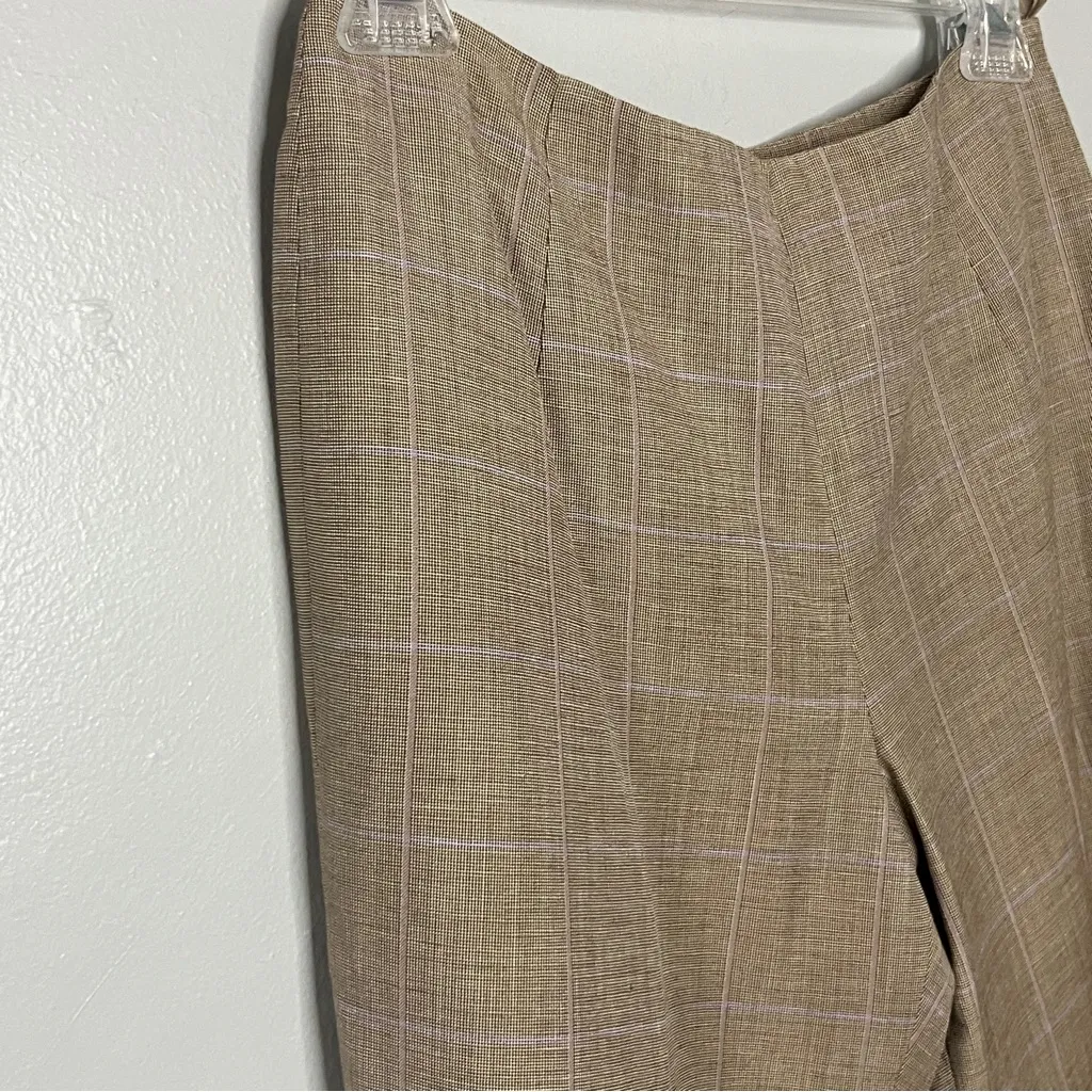 Talbots  Silk Tan Boot Cut Women's Pants - Image 4