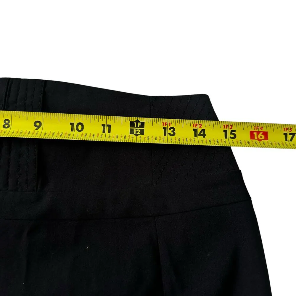 Guess Black High Rise Lined Straight & Pencil Mini Skirt Women Size 28 | 68-4 - Image 6