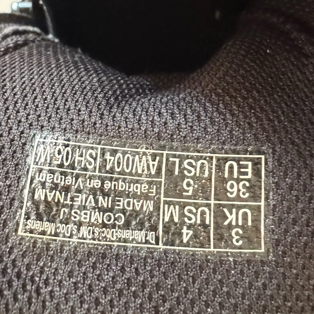 Dr. Martens Combs Lug Sole Combat Boot size Men 4 Women 5 - Image 6