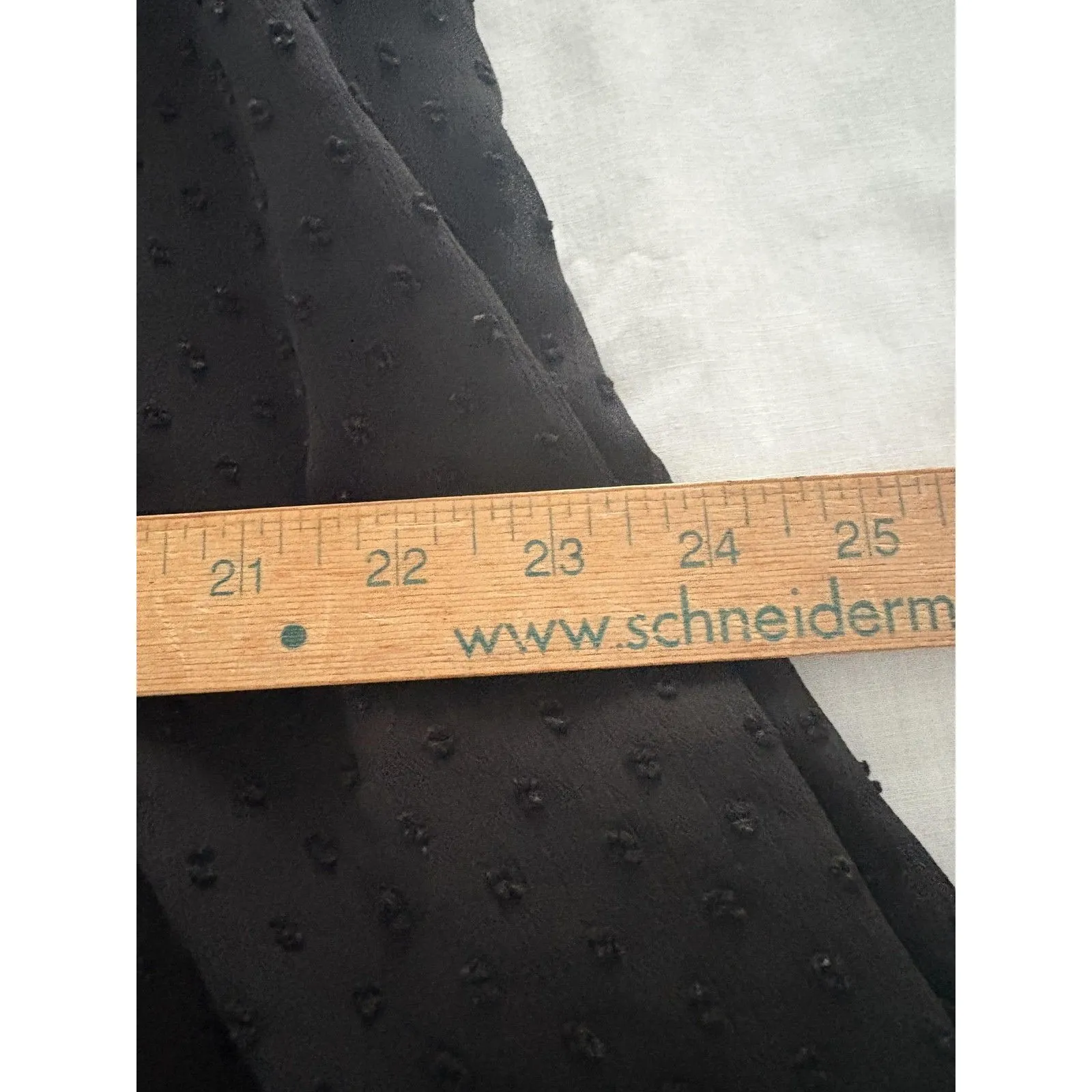 Tantrums Blouse Size Large Sleeveless Embroidered Floral Swiss Dot Boho Festival Black - Image 13