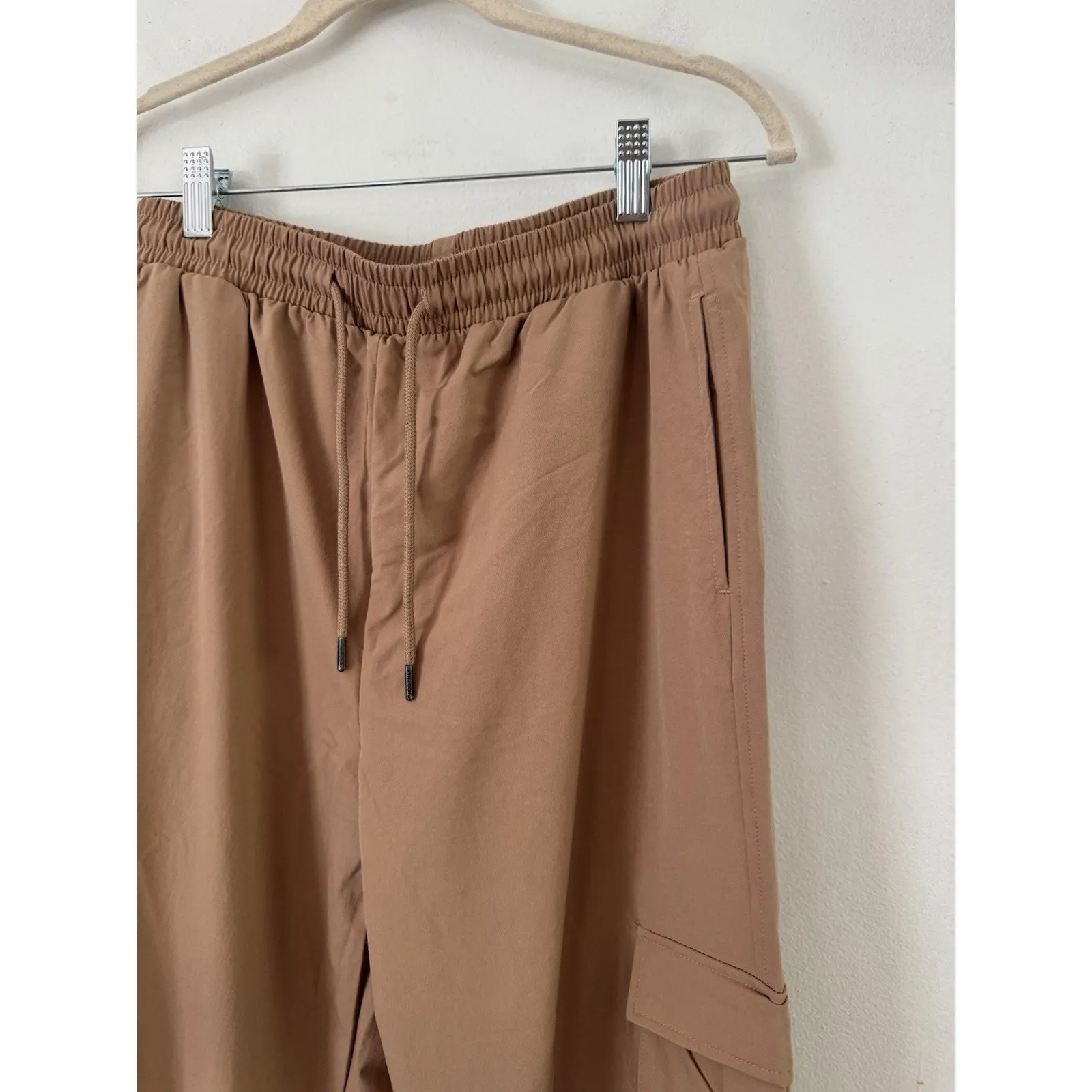 NWD Noisy May Brown Pull On Cargo Joggers Women’s Size Medium Casual Pants - Image 3