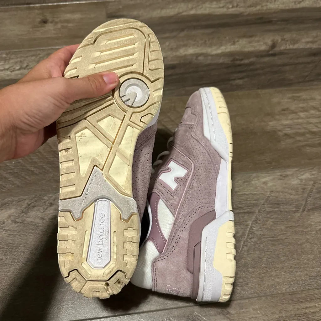 New Balance 550 Lilac Chalk 8 - Image 7